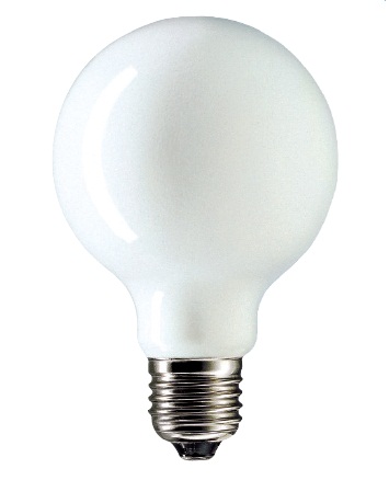 Лампа накаливания шаровидная - Philips Soft 100W E27 230V G95 WH 1CT/30 871150003484778 (снято с производства) фото