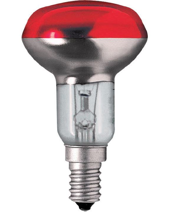 PHILIPS Лампа ЗЕРК.R50 40W E14 RED (красный) Philips - 923348944217 фото