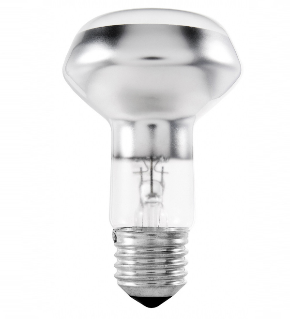 Лампа галогенная в наружной колбе OSRAM HALOGEN ECO PRO CLASSIC R63 - 64543 R63 PRO - 46W 300lm E27 2700K - 4008321998361 фото