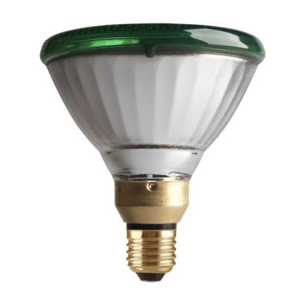 Лампа накаливания рефлекторная (зеленая) - GE 80PAR WMISER FL Green E27 230V 1/12 MIH 91543 фото