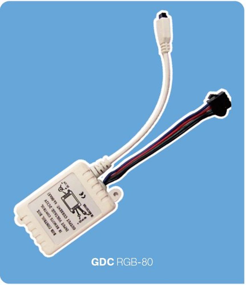 Контроллер для светодиодных лент RGB GENERAL GDC-RGB-150-R-IP20-12 - код заказа: GENERAL-5117 фото