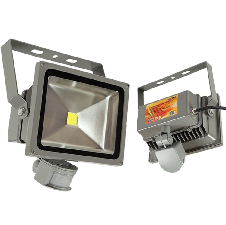 Прожектор светодиодный с датчиком движения - Kreonix FL30-30W-2560lm/CW-SENSOR 6500K - Kreonix-2497 фото