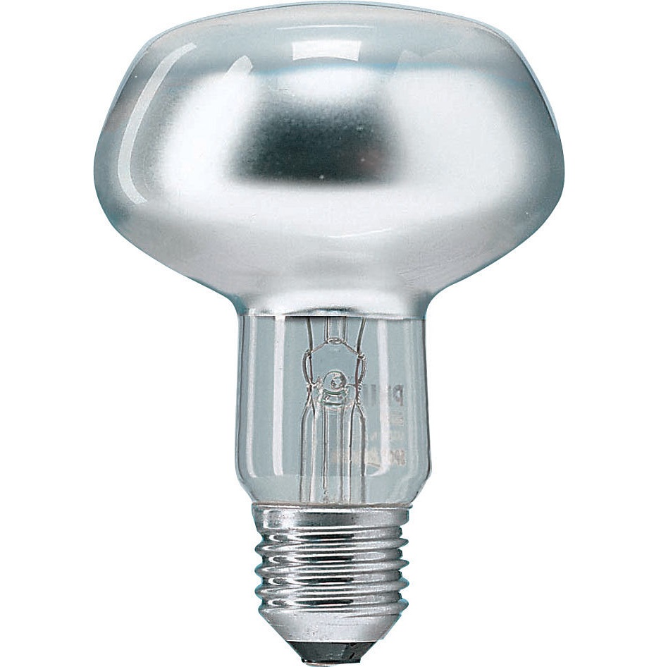 Лампа накаливания рефлекторная - Philips Reflector NR80 матовая 230V 75W 1600cd 25° - 923331244220 фото
