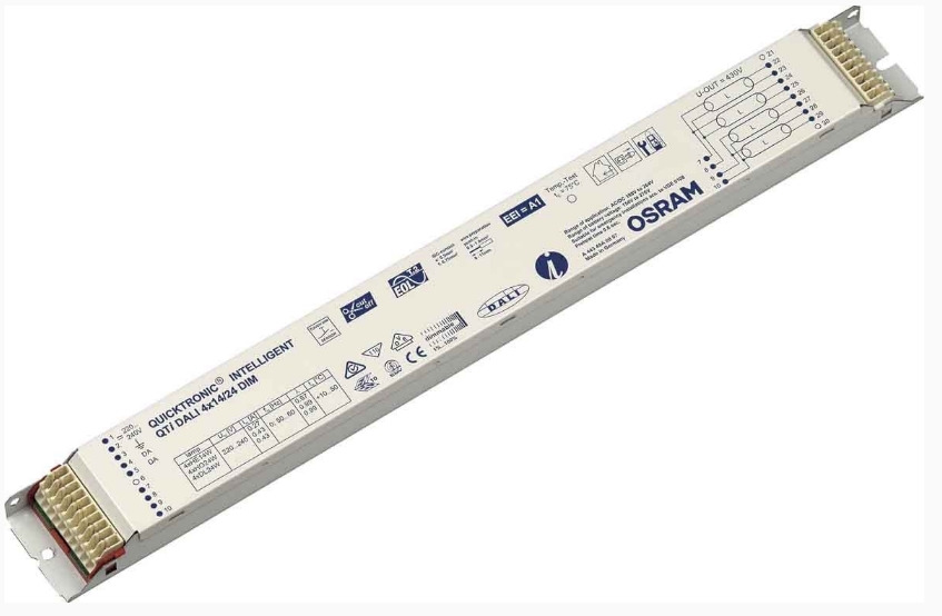 ЭПРА управляемый для T5 люминесцентных ламп (1...10 V) - Osram Qti DALI 4-14/24/220-240DIM - 4008321069993 фото