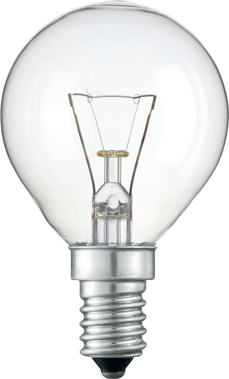 Лампа накаливания шарообразная - Philips Standard Lustre P45 E14 прозрачная 230V 25W 215lm - 921411044211 фото