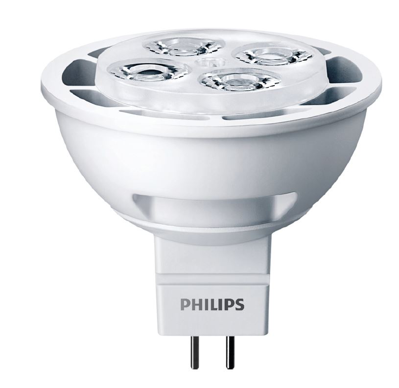 Лампа светодиодная MR16 - Philips CorePro LEDspotLV 12V 6.5-35W 3000K GU5.3 36D 390lm - 929000211602 фото