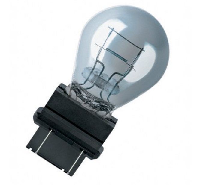 Лампы для указателей поворота, стоп-сигналов OSRAM 3156 P27W 12V 27W W2,5x16d - 4008321090645 (50 box) фото
