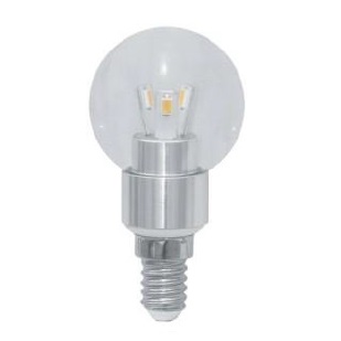Лампа светодиодная декоративная (шарообразная) - LEEK PREMIUM CK1 LED 220V 4W 4000K E14 280lm 30000h прозрачная - LE010502-0003 фото