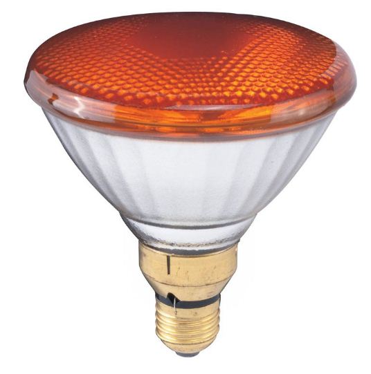 Лампа накаливания рефлекторная (зеркальная цветная ) - OSRAM CONC PAR38FL RED 80W 240V E27 12X1 4050300007656 фото