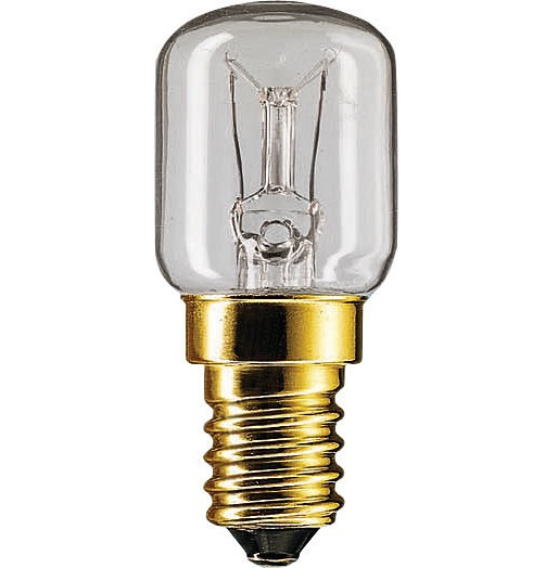 Лампа накаливания для печей - Philips Appliance T25 E14 прозрачная 230V 15W 90lm - 921096244427 фото