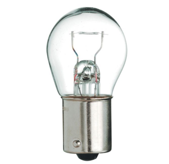 Лампа автомобильная миниатюрная - General Electric 1057 P21W 21W BA15s (уп. 2 шт) - Код: 17131-ge фото