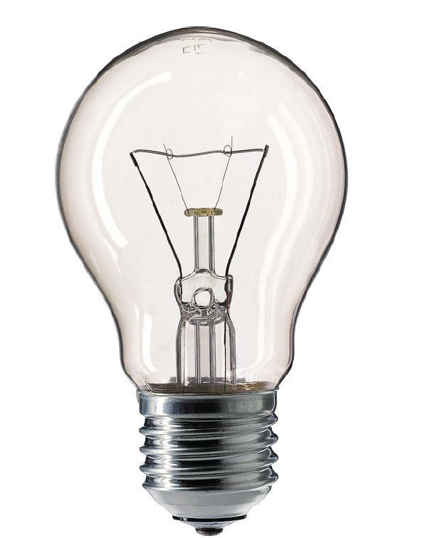 Лампа Philips Stan 75W E27 230V A55 CL 1CT/12X10F - 8711500354594 фото