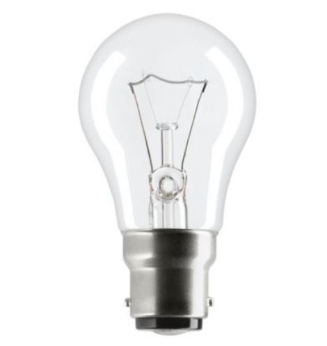 Лампа накаливания стандартная - GE 75A1/CL/B22 230V A50 BX1/10/120MIH 17987 фото