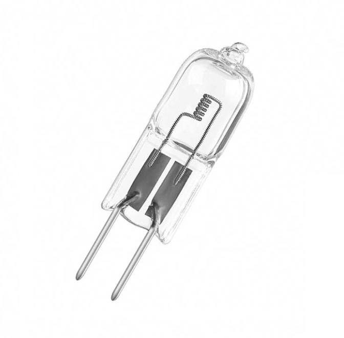 Лампа специальная галогенная низковольтная без отражателя — OSRAM 64650 50W 22.8V G6.35 4008321107138 фото