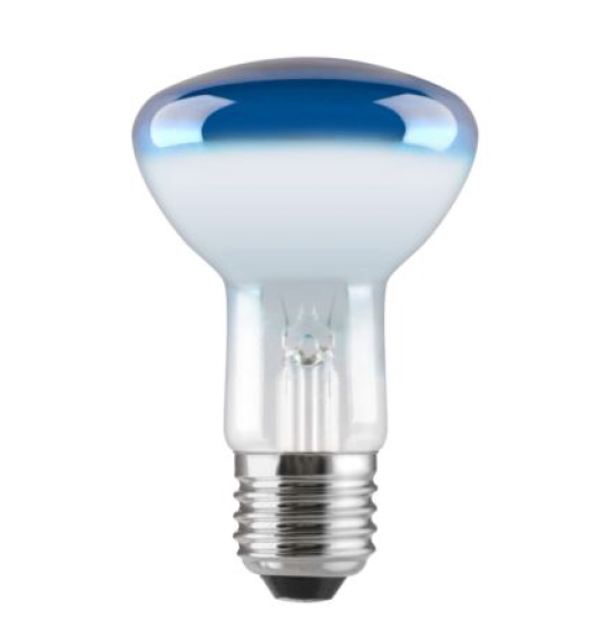 Лампа накаливания цветная синяя - General Electric Reflector 40R63/B/E27 1000h - 91530 фото