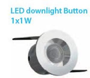 Светильник встраиваемый Shine LED downlight Button 1 x 1 - код заказа: 501711 фото