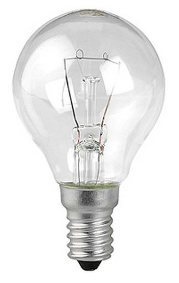 Лампа накаливания шарообразная - ЭРА ??ДШ40-230-E14-CL C0039814 фото