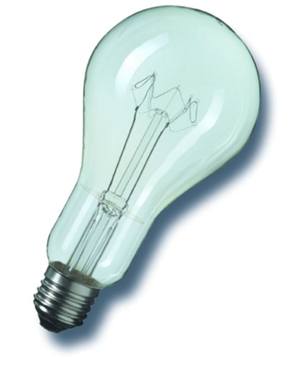 Специальная лампа накаливания (не бьющаяся) - Radium A 200W 230V E27 - 19018591 фото