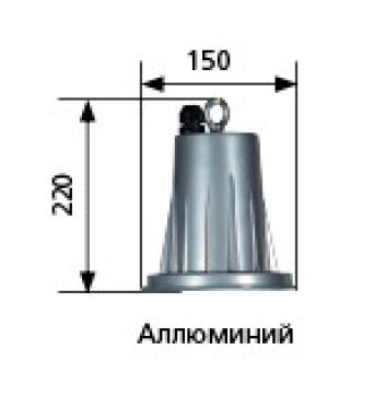 Промышленный подвесной светильник НСП 99-500-200 E27 Владасвет - код: 11438 фото