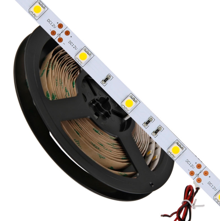 Лента светодиодная - Kreonix KLS-5050-60SMD/m-10mm-IP33-DC12V-14,4W/m-5m-CW 6500K 5680lm - Kreonix-3357 фото