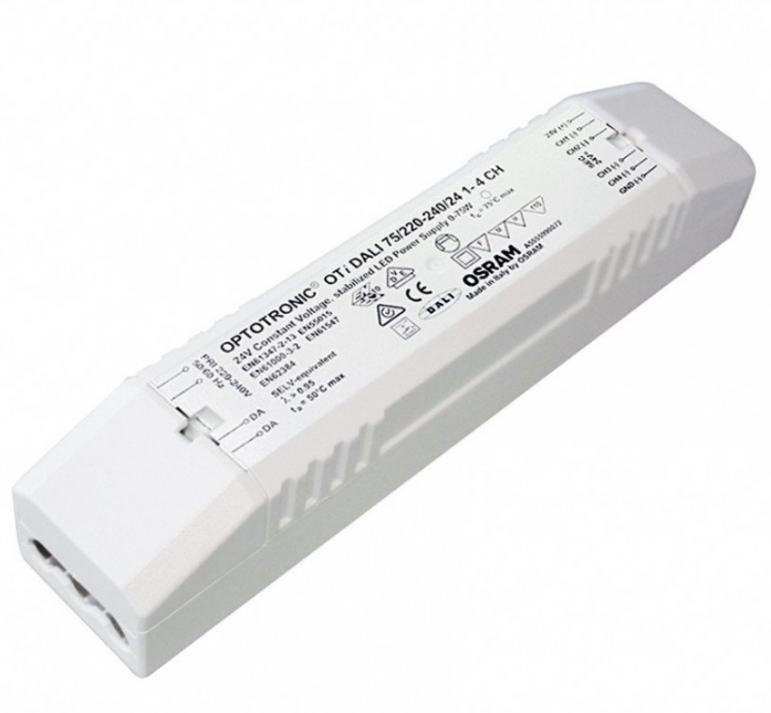 Преобразователь для светодиодных модулей 24V - OSRAM OTi DALI 75/220- 240/24 - 4008321371560 фото