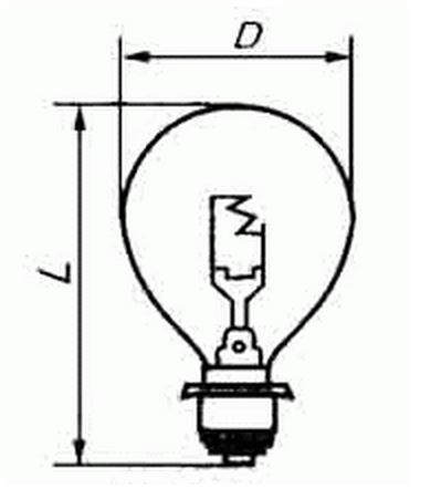Лампа накаливания прожекторная - завод ЛИСМА, Мордовия, Саранск (Lisma) ПЖ 127-1000 - код: Lisma-PZH127-1000 фото