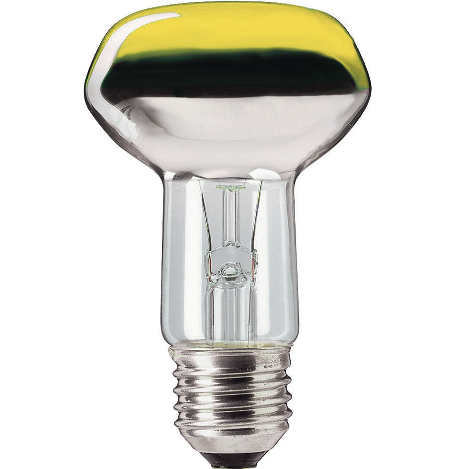 Лампа накаливания рефлекторная - Philips Reflector Colours NR63 E27 230V желтая 40W 310lm - 871150006642820 фото