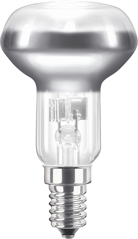Лампа галогенная в наружной колбе (зеркальная) - Philips EcoClassic NR50 230V матовая 18W 210cd 30° - 872790082042300 фото