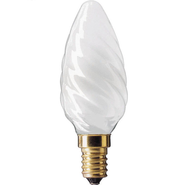 Лампа накаливания свеча витая - Philips Deco 40W E14 230V BW35 FR 1CT/4X5F 871150001175638 фото