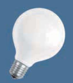 Лампа накаливания шарообразная OSRAM BELLALUX SOFT WHITE GLOBE BELLA G120 SIL 60 - 4050300317144 фото