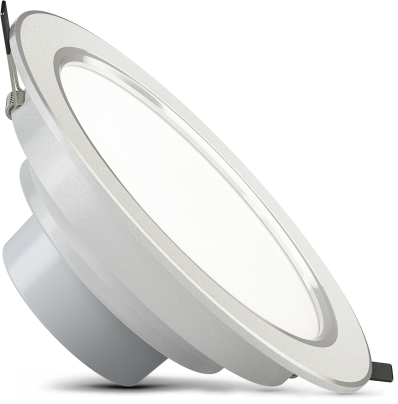 Светильник светодиодный встраиваемый - X-Flash DOWNLIGHT 220V 15W 3000K 1100lm 50000h 120° серебристый - X-F-43705 фото