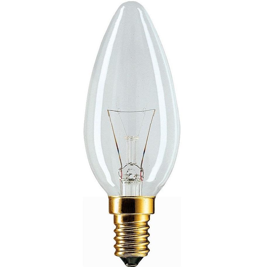 Лампа накаливания свеча - Philips Stan 25W E14 230V B35 CL 1CT/10X10F 871150001160250 фото