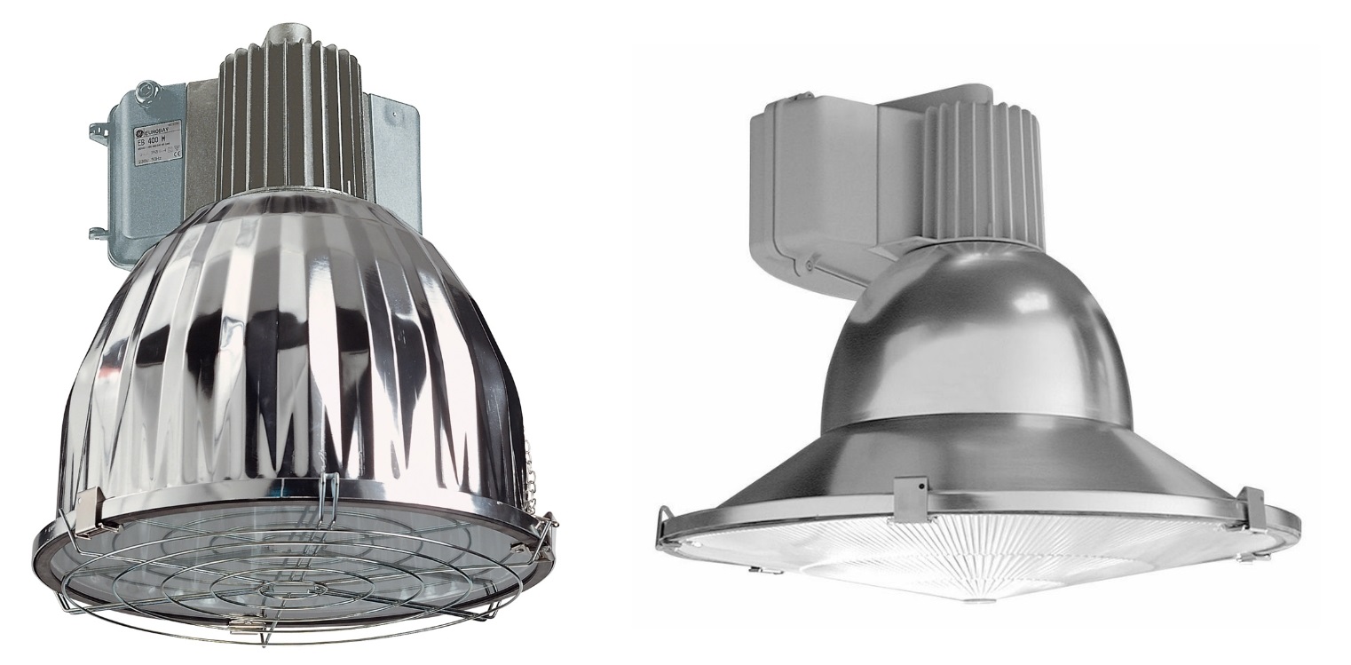 Светильник промышленный - General Electric NL EUROBAY EB250MGY GREY CWL 230V GE 1 x ARC 250W E40 - 43035 фото