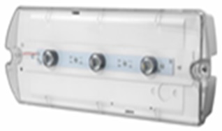 Аварийный светильник Awex HELIOS LED HWD 3x1W IP65 непостоянный 1h + автотест - HWD3x11SEATTR фото