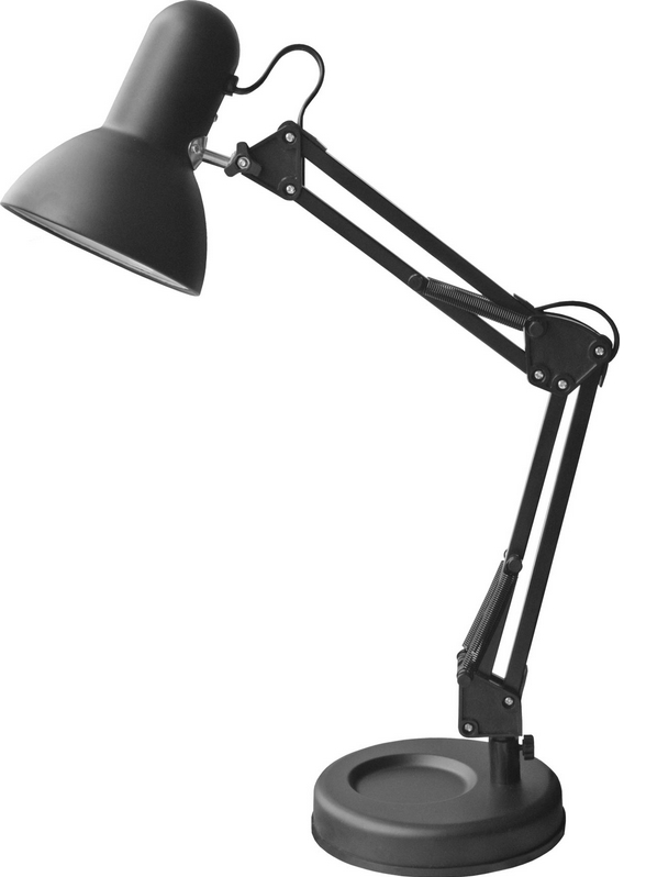 Светильник настольный - Camelion KD-313 С02 черный 60/A/Е27 - Camelion-5769 фото