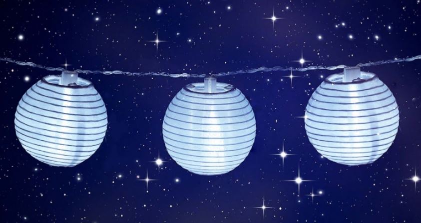 Светильник-гирлянда на солнечной батарее -Navigator NSL-MX-10W-106AA-PP Китайские фонарики - 94719 фото