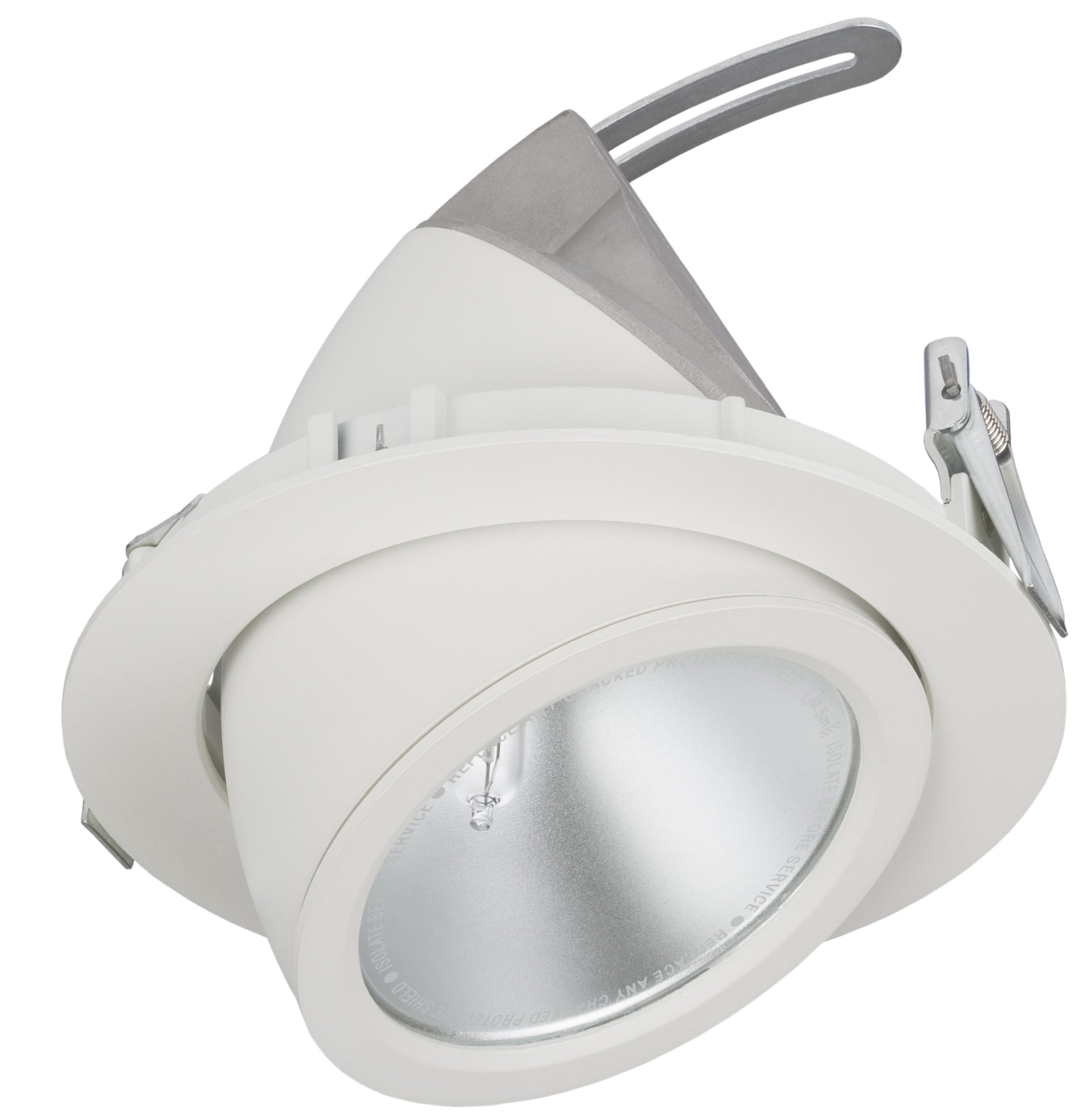 Светильник металлогалогенный регулируемый рожковый - General Electric 70W CMH-T Adjustable Scoop WFL HF White - 97885 фото