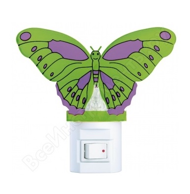 Ночник светодиодный - Camelion NL-111 Бабочка 0,4W 220V - Camelion-9190 фото