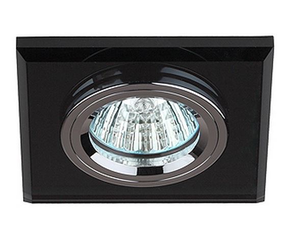 Декоративный встраиваемый светильник Era DK8 CH/BK-код:C0043792 фото