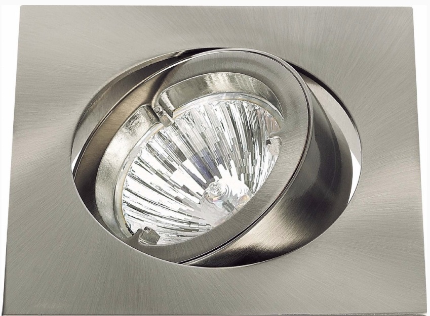 Светильник акцентный (квадратный) - OSRAM KIT HALO PRO HYDRO S 220-240V 3000K 1x35W матовый никель - 4008321399106 фото