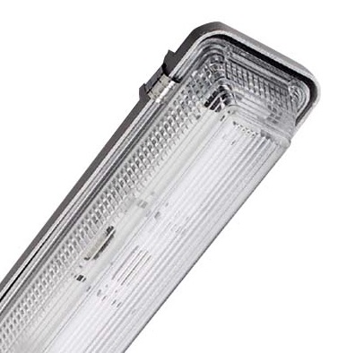 Светильник влагонепроницаемый (для низких T° до -30°C) - OSRAM IGLOO II 4x24W (DULUX) 220-240V серый - 4050300774619 фото