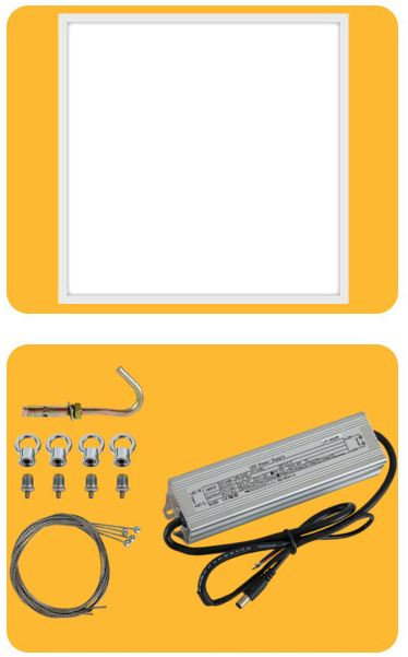 Светодиодная панель - Kreonix 60х60 см 500 SMD 220V 120 градусов Kreonix_SP_500SMD_6500 фото